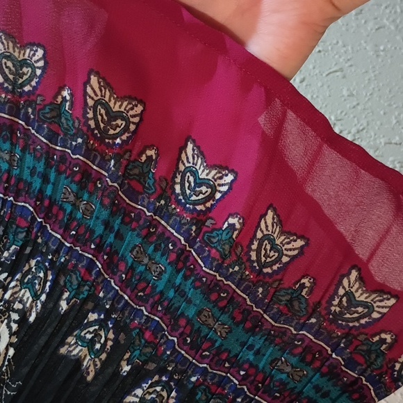 Catherines Elegant Black and Pink Paisley Women's Top Size 3X WP - Picture 10 of 10